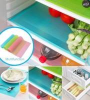 4 Pcs Washable Refrigerator Mat Waterproof Fridge Mate Drawer Matt