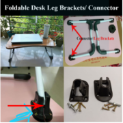 Laptop Table Leg Brackets/ Connector (2 Set)