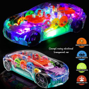 Transparent Mechanical Toy Car