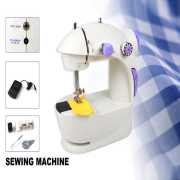 Mini Sewing Machine - Sewing Machine Household Portable Mini Sew With Foot Pedal Light Double thread