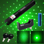 Rechargeable Laser Pointer Adjustable Focus Aluminum Alloy Multicolor Laser Light
